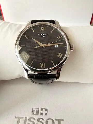 Tissot Tradition Black Dial – Swiss Made | Leather Strap | Classic Dress Watch | Original Box