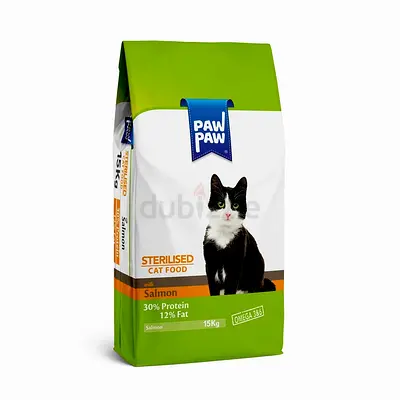 Pawpaw Sterilized Cat Food with Salmon 7kg