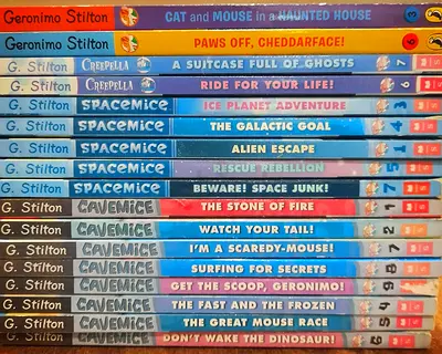 50 books- Lot of Geronimo Stilton / G. Stilton children's adventure books