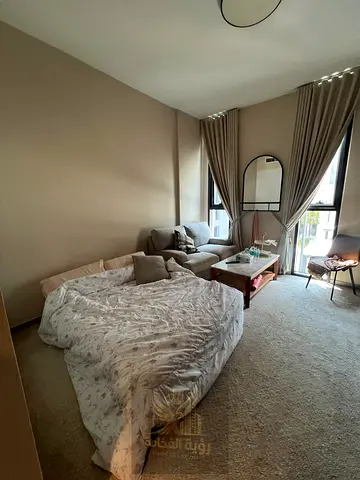 Furnished studio in Aljada, all bills included, gym, pool and parking