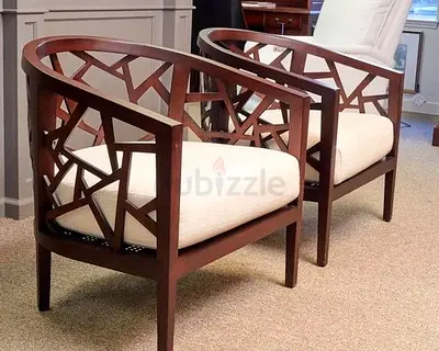2200 for both pieces Crate & Barrel wooden (set available) - good condition