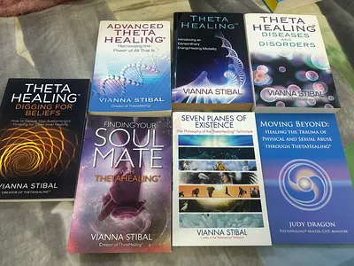 Set of 8 ThetaHealing Books by Vianna Stibal + Moving Beyond