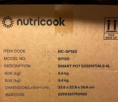 Nutricook SP150 Smart Pot Essentials 4L (New in Box)