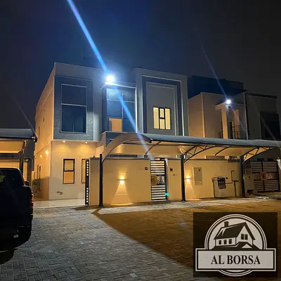 🏡 Villa for sale in Al Zahia, 6 master bedrooms, majlis, living room, roof terrace and maid's room, including utilities, 1.85 million