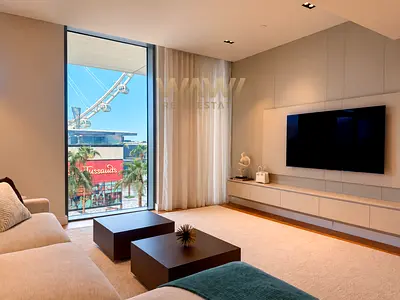 2BR | Community & Ain Dubai Views | Fully Furnished