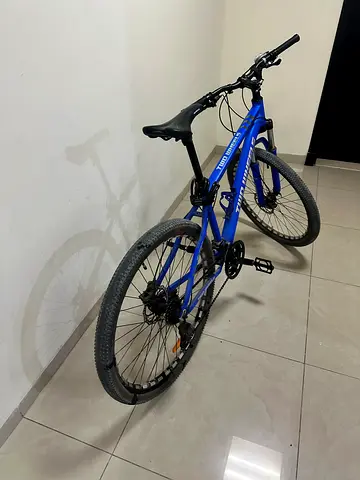 Blue adult mountain bike - good working condition