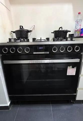 Bosch Series8 Full Gas Range Cooker stove 90x60cm Black HJY5G7V60M