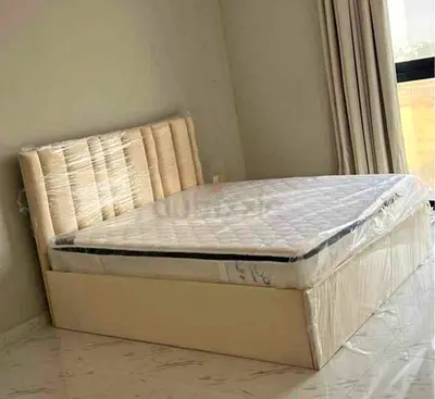 King size Bed with mattress Brand New Available