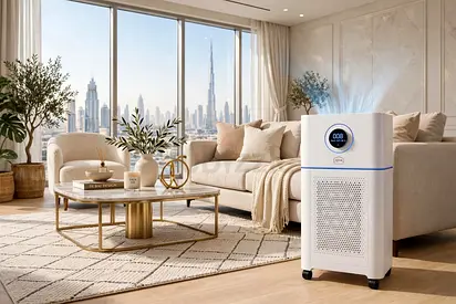 djive PURE 800 Professional Air Purifier + Humidifier - 60m² - HEPA14 - App Control - Brand New Box