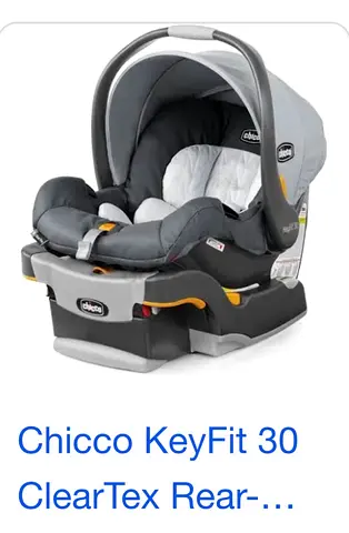 Chicco KeyFit 30 Infant Car Seat - Grey (Good Condition)