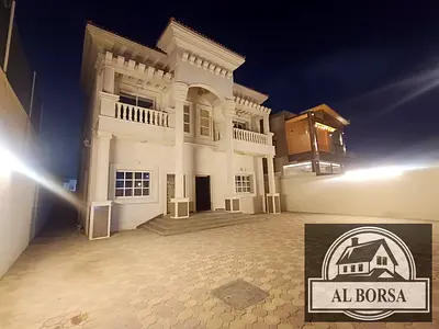 🏡 فيلا للإيجار في المويهات 1 | 5 غرف ماستر | صالة + مجلس | غرفة خادمة | 140,000 درهم – 4 دفعات (نهائي)