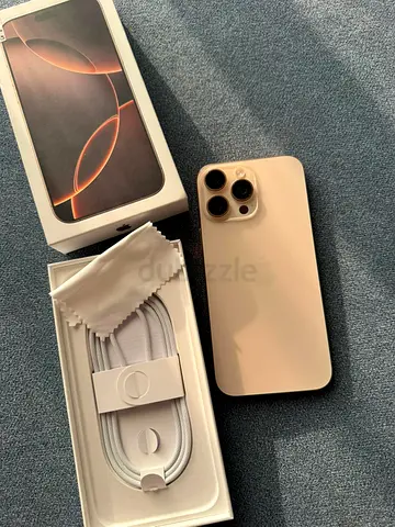 iPhone 16 Pro Max - 256GB (Gold) with Box & Charger