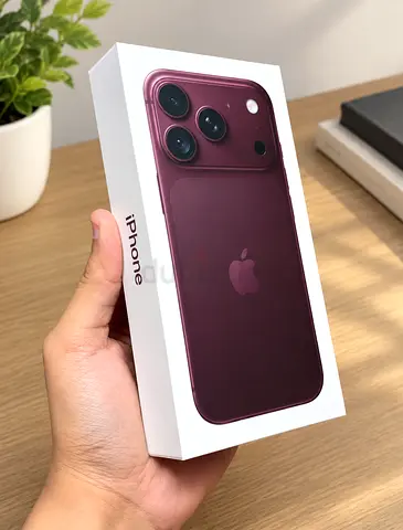 Apple iPhone 18 Pro Max 256gb Burgundy (boxed) - Unopened - TDRA