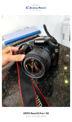 Canon D1100 with EF-S 18-55mm  Kit Lens - Good Working Condition bat no charger