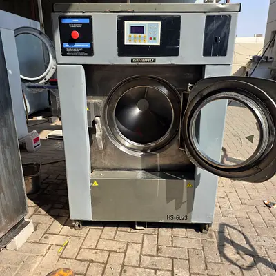 Laundry Industrial Soft Mount Washing Machine Girbau HS6023– Heavy-Duty Commercial Laundry Equipment