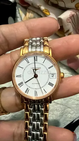 Longines two-tone automatic men's watch with Roman dial and date