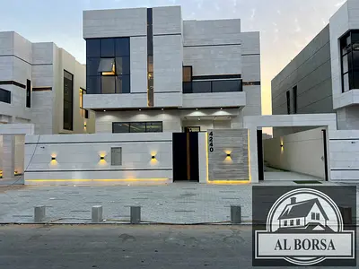 🏡 Villa for sale in Al-Haliyo 2 with a swimming pool, 4 master bedrooms, a majlis, a living room, and a maid's room. All fees included. 1.75 million