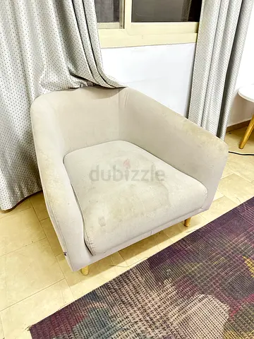 Chair and Pouf for sale