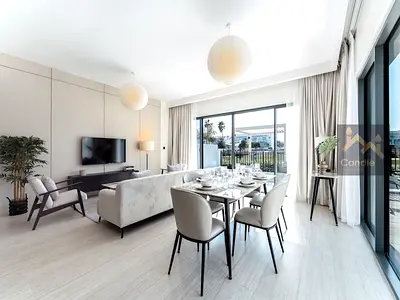 Furnished 5BR Villa | Santorini DAMAC Lagoons | Park & Pool Views