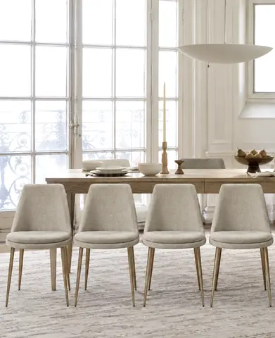 West Elm Finley Low-Back 4 Dining Chairs