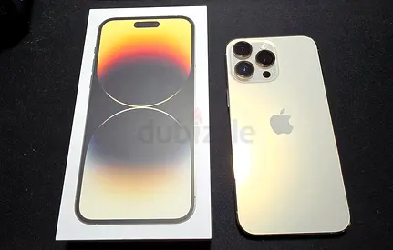 iPhone 14 Pro Max - Gold with Box, Good Condition