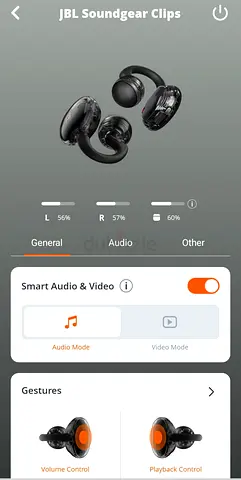 JBL Soundgear Clip wireless neckband earbuds — good condition