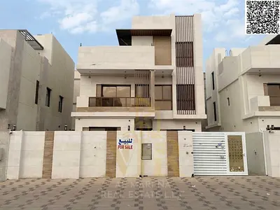 Distinctive Villa for Sale in Al Bahia – Ajman | 5 Bedrooms | Two Floors + Roof | 3,014 sq. ft. | Registration and Ownership Fees Included