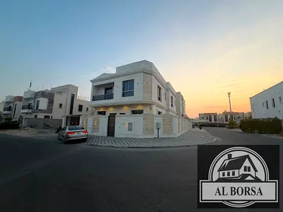 للايجار في الياسمين ارضي واول وروف 5غرف و7 حمامات وبلكون وجاكوزي ومجلس وصالة كورنر