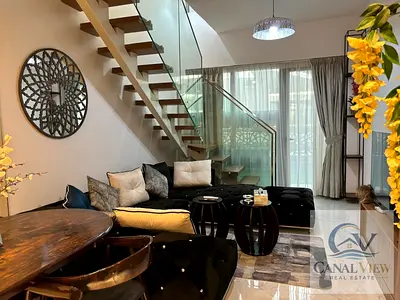 Fully Furnished Duplex 2BR | Backyard | Gym Pool | Masdar City
