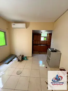 Large studio near Corniche, separate kitchen, split AC, central gas, free maintenance & parking, pri