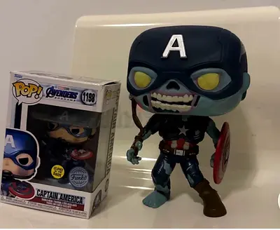 Funko Pop! Captain America (Zombie) with no Box - Avengers Endgame