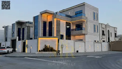 Al Helio 2 – Ajman | 6 Bedrooms + Elevator + Private Pool | Two Floors + Roof Terrace ~ Price inclu