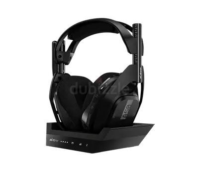 Modded Astro A50 Gen4 Wireless with Base Station Black Refurbished (Upgraded Battery & Gel Cushion)