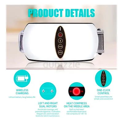 Cordless Heating Pad for Period Cramps Pain Relief, Electric Body Sculpting Belly Massager UK brand