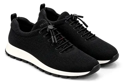Prada Shoes Men’s Sneakers – Black (Nero) – Size 7.5 UK