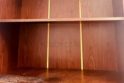 Wooden Display Shelf with Cupboard - Strong, Spacious & Durable