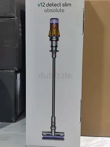 Dyson V12 Detect Slim Absolute Vacuum Cleaner Yellow/Nickel,
