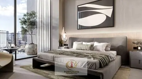 Stylish 1BR Apartment | Furnished | Pool & City View| Accessible Location
