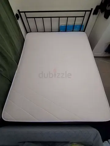 Bed Frame and Mattress (150x 190 cm)