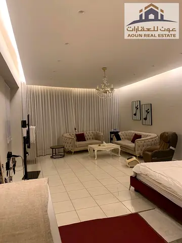 Al Burj Tower – Al Taawun 3 master bedrooms Spacious living area Master maid's room Storage room Parking, gym, and swimming pool Area: 3,000 sq. ft. P
