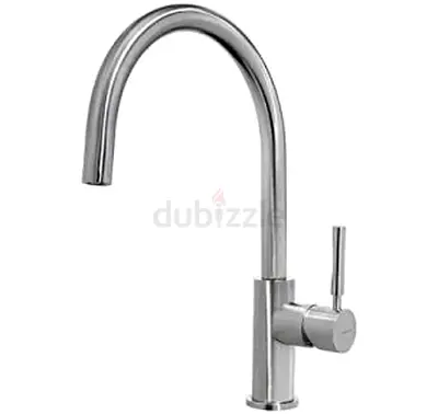 TEKA INX 915 Single-handle stainless steel tap with high-arc spout