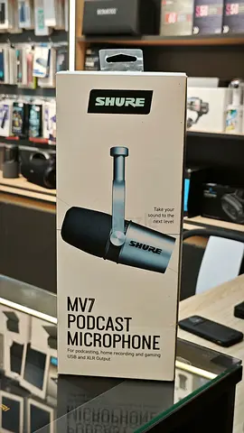 Shure MV7 Podcast Microphone - USB & XLR