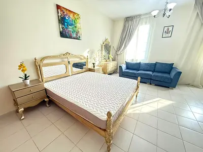 Furnished Studio | France Cluster P-07 | Community & Road View WITH CAR PARKING