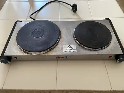 Used Double Electric Hot Plate Cooker - Portable Stove