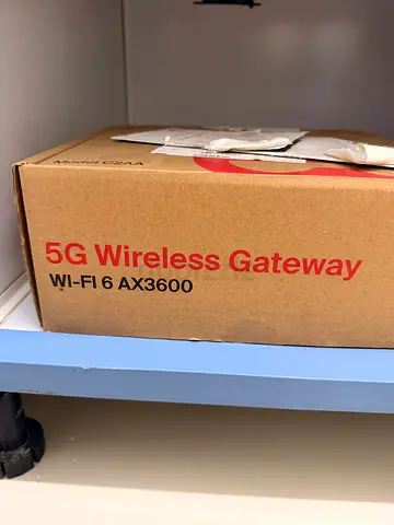Used home Wi-Fi router/modem with 4 LAN ports with Box