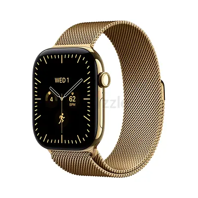 watche series 12 45mm Gold Smartwatch with Milanese Loop Band - Excellent Condition