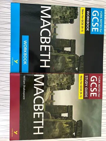 York Notes GCSE Macbeth study guide and workbook (pair) - GCSE (9–1) editions