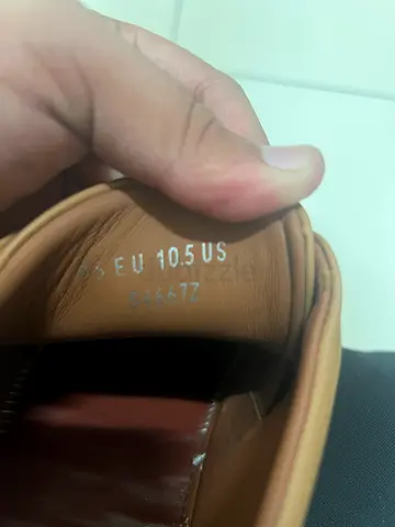 Men's Brown Leather Shoes - Size EU 45 / US 10.5