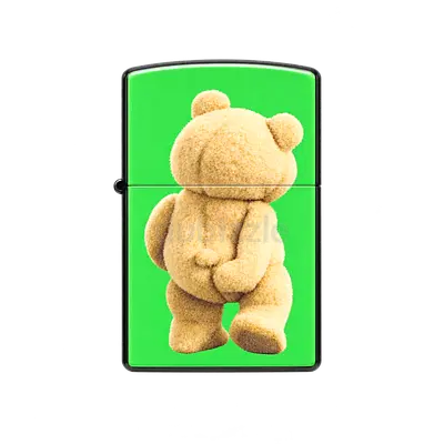Zippo-style Collectible Lighter with Teddy Bear Design - UNUSED - 190