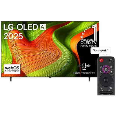 LG 77″ OLED AI B5 4K 120Hz Smart TV AI Magic remote Dolby webOS25 2025-OLED77B56LA-AMAG